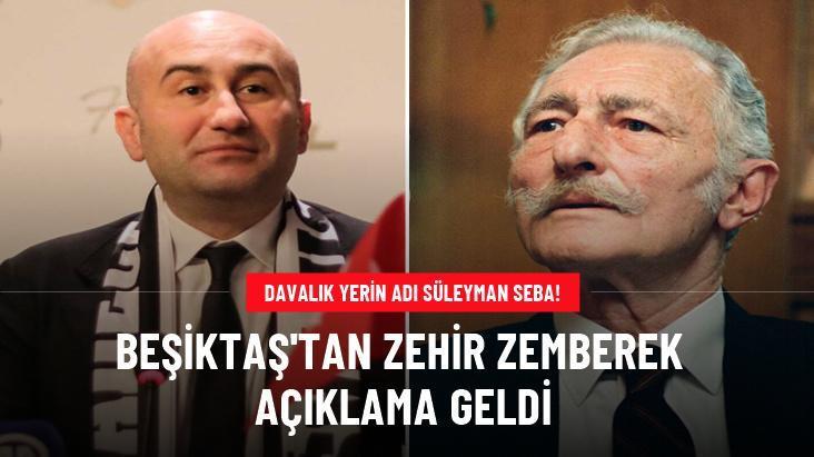 Beşiktaş’tan zehir zemberek açıklama geldi