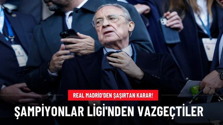 Şampiyonlar Ligi’nden vazgeçtiler