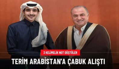 Terim Arabistan’a çabuk alıştı