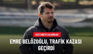 Emre Belözoğlu, trafik kazası geçirdi