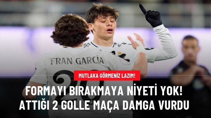 Formayı bırakmaya niyeti yok! Attığı 2 golle maça damga vurdu