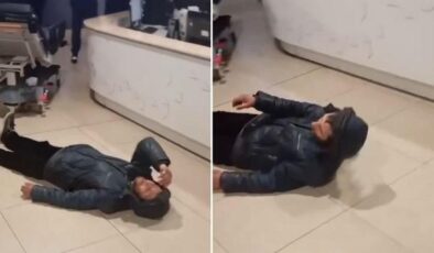 Devlet hastanesinde kaydedilen görüntü tartışma yarattı