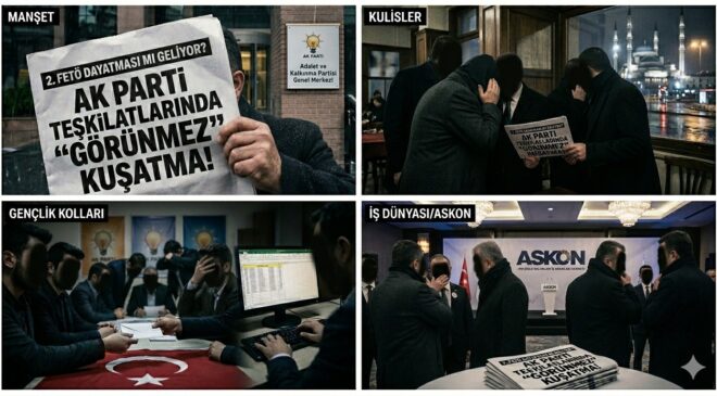 2. FETÖ DAYATMASI MI GELİYOR? AK PARTİ TEŞKİLATLARINDA “GÖRÜNMEZ” KUŞATMA!