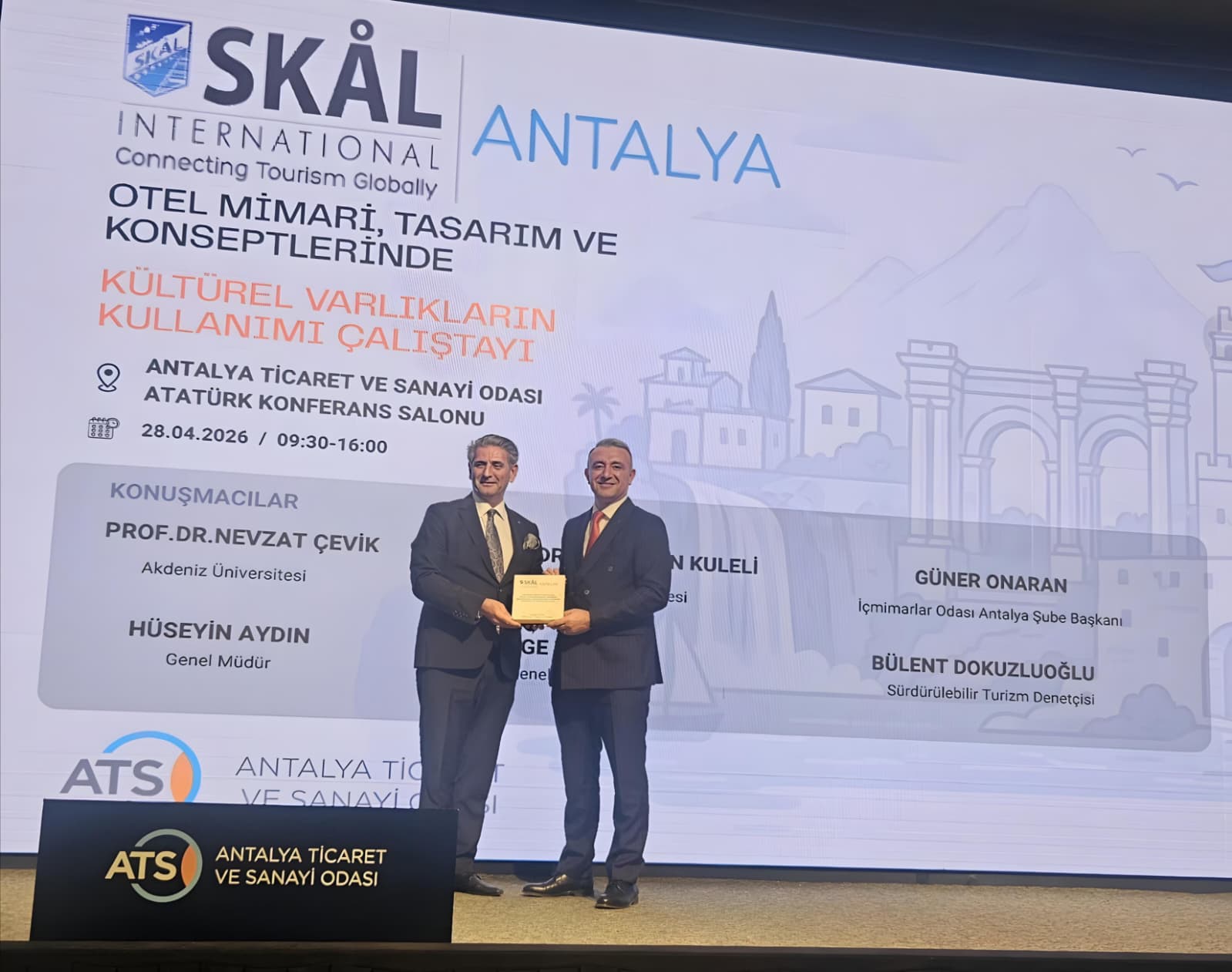 28 Nisan Dünya SKÅL gününde Antalya Ticaret Odası’nda anlamlı bir çalıştay düzenlendi.